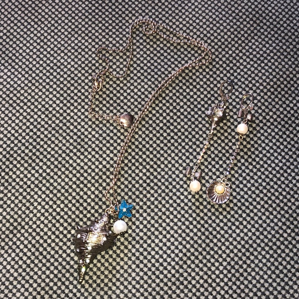 Betsey Johnson Necklace and Earring Set